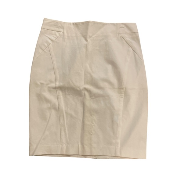 J. McLaughlin Leslie Pencil Skirt Size 4 NWT White - Picture 1 of 11